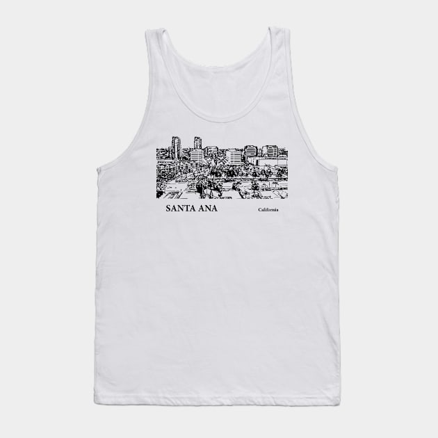 Santa Ana - California Tank Top by Lakeric